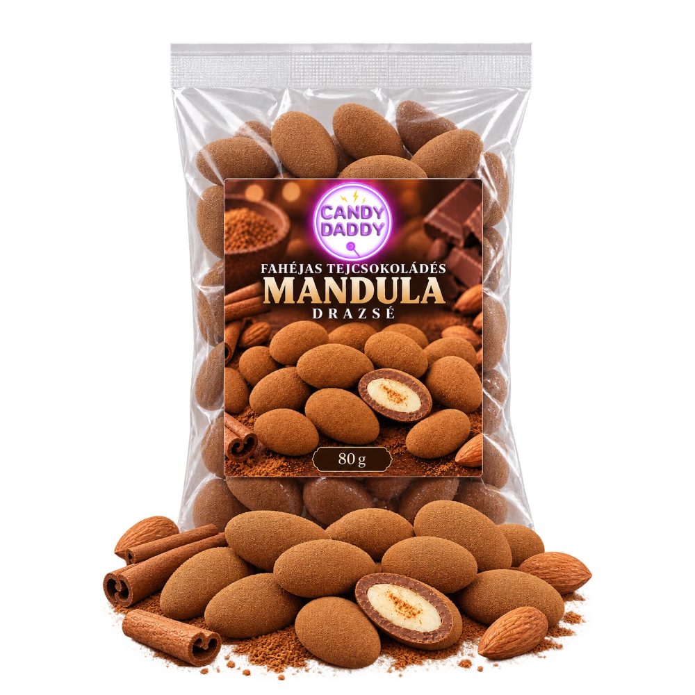 Fahéjas tejcsokoládés Mandula drazsé 80g