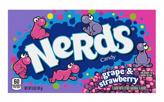 Nerds Grape & Strawberry eper szőlő ízű cukorkák 141g