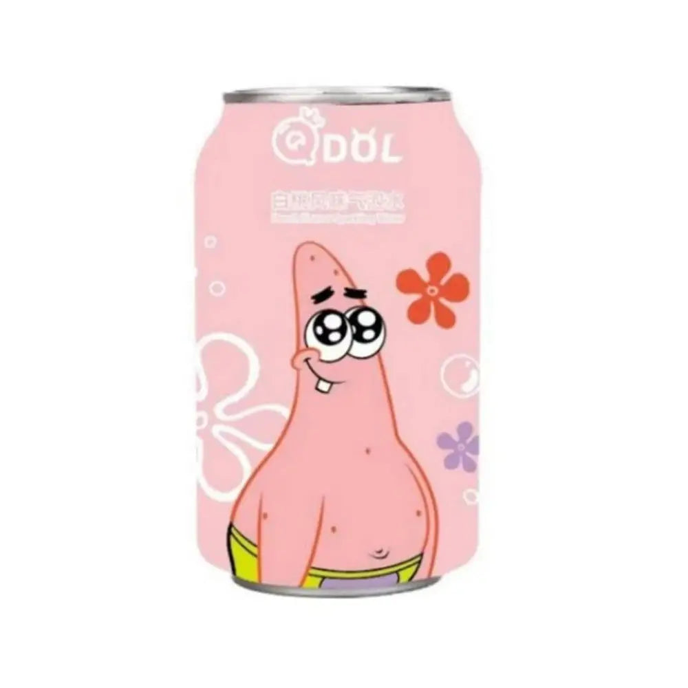 QDol Spongebob Peach Sparkling Drink 330ml Patrik Barack ital