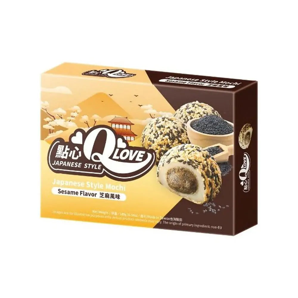 Qlove Szezám tradicionális mochi 180g