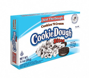 Just The Dough Cookie Dough Bites Cookies 'N Cream 88g