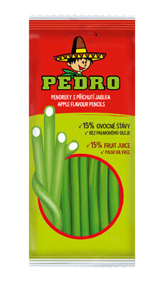 Töltött alma kábel gumicukor Pedro Apple pencil 80g