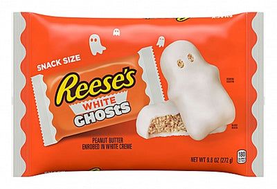 Reese's Peanut Butter White Ghosts - Fehércsokoládés mogyoróvajas szellemek Halloween Limitált kiadás 272g