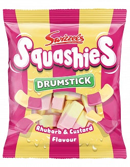 Squashies Rhubarb & Custard 120g Rebarbara és puding gumicukor