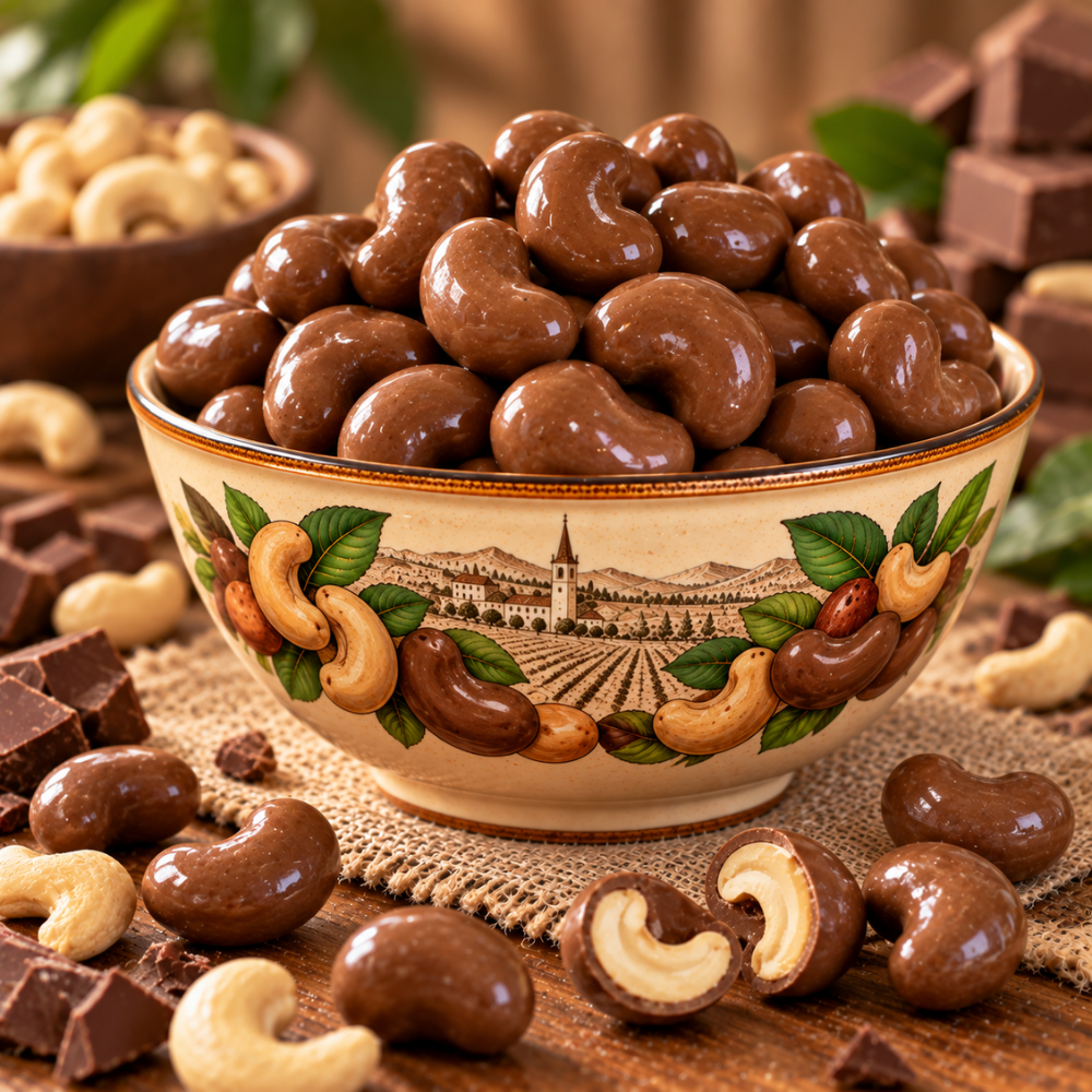 Tejcsokoládés Óriás kesudió drazsé prémium 80g