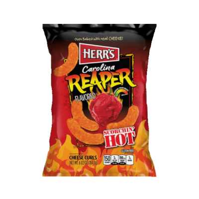 Herr's Carolina Reaper 113g Extrém csípős sajtos chips