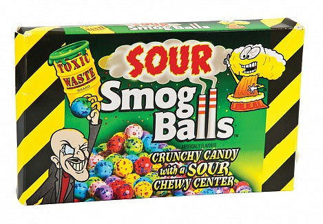 Toxic Waste Sour Smog Balls extra savanyú cukorkák 84g