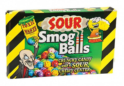 Toxic Waste Sour Smog Balls extra savanyĂș cukorkĂĄk 84g