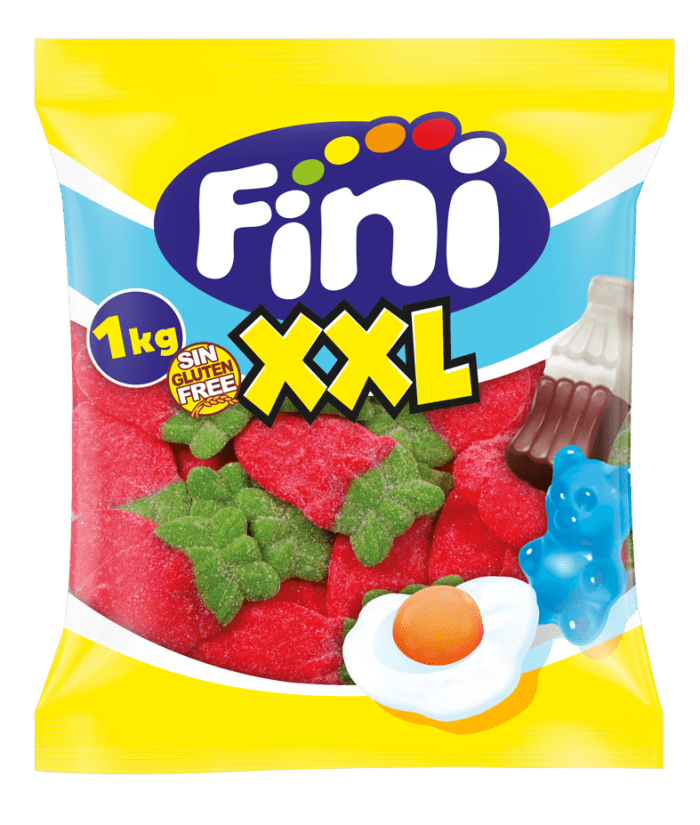 Óriás savanyú eper gumicukor 1kg