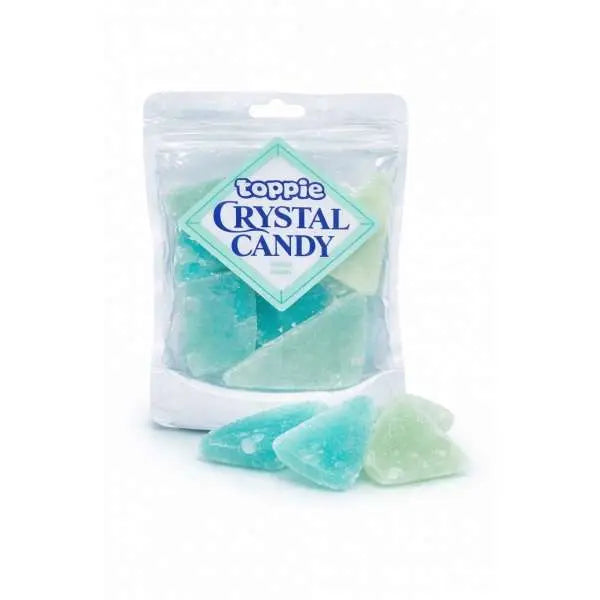 Toppie Crystal Candy Aqua Aura áfonya ízű cukor 80g