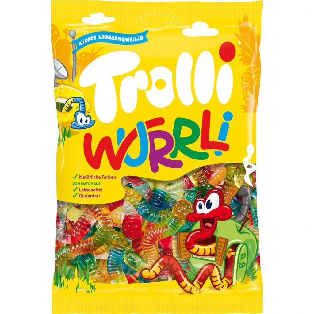 Trolli Wurrli Fruit Giliszta gumicukor 100g