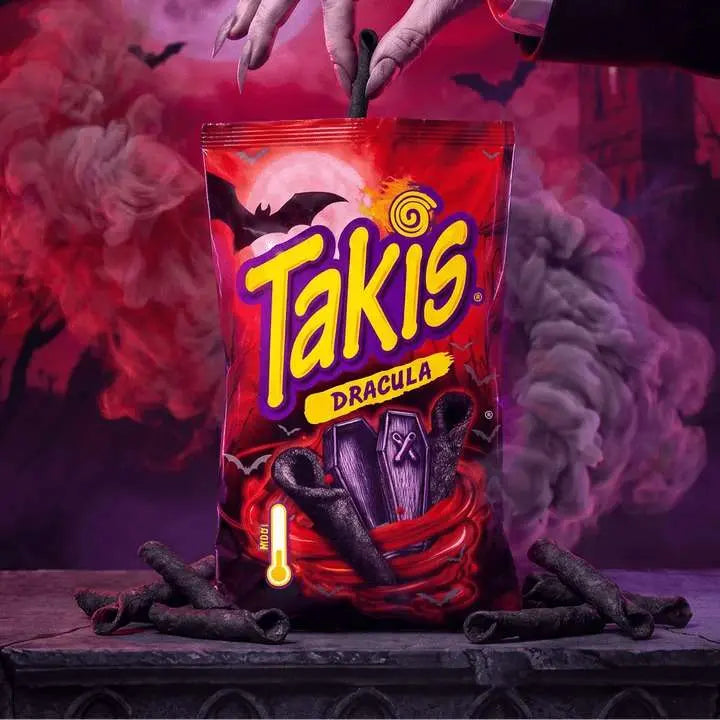 Takis DRACULA Limited edition teriyaki ízű tortilla chips 100g