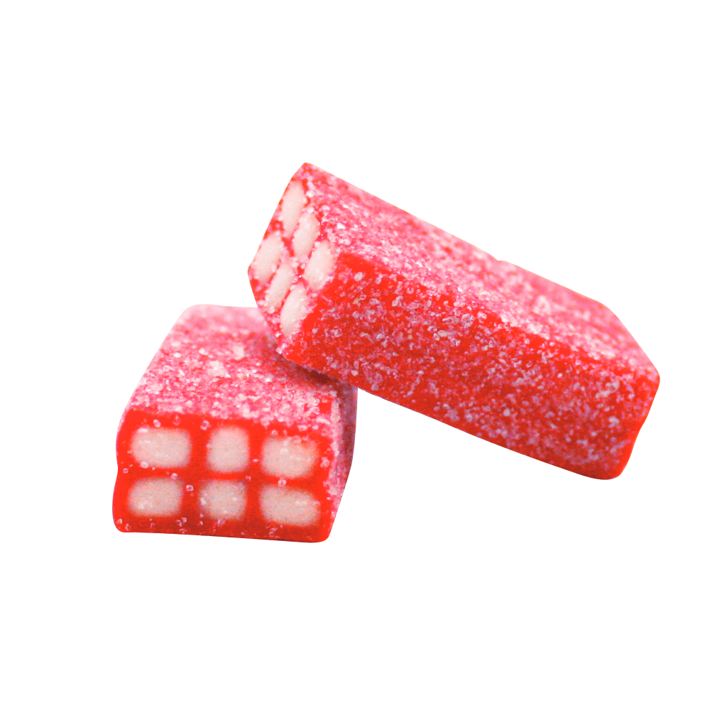 Savanyú Eper tégla 100g - 🍭CandyDaddy🍬