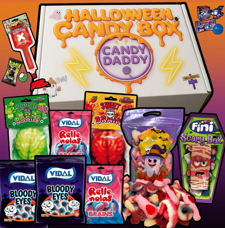 Óriás Halloween édesség Box díszdobozban