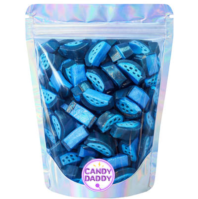 Blueberry slice of rubber sugar 100g