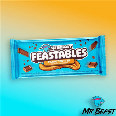 Mrbeast Feastables peanut butter chocolate 60g