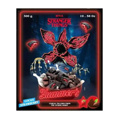 Yummers Stranger Things kakaós gabonapehely epres töltelékkel 300g