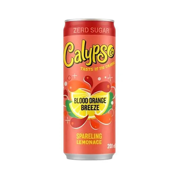 Calypso Sparkling Lemonade Blood Orange Breeze vérnarancs ízű szénsavas cukormentes limonádé 330ml DRS
