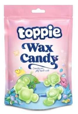 Toppie Wax Candy Turtle Apple zöld alma ízű cukor 40g