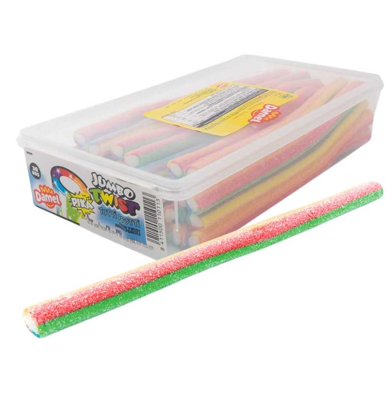 Savanyú Jumbo Tutti Frutti Kábel 1.65kg ( 30 darabos doboz) Szav.idő: 2026.04.30