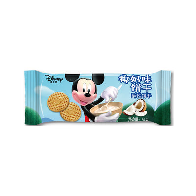 Binqi & Disney Mickey Coconut Milk Cookies 54g CHN - kókuszos kekszek