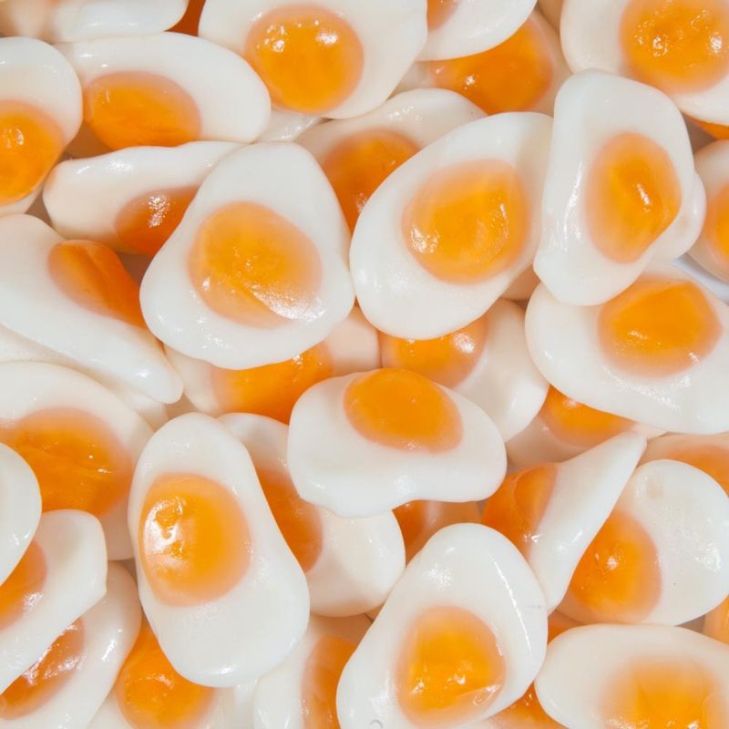 Tükörtojás alakú gumicukor 1kg