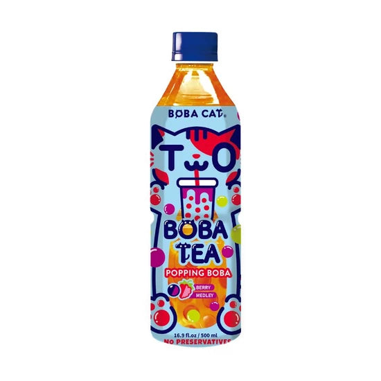 Vegyes Bogyós Gyümölcs Ízű Bubble Tea 500ml