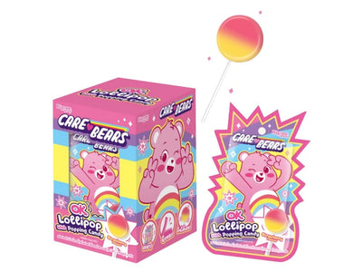 OK Care Bears Strawberry Lollipop 14g epres nyalóka pattogós cukorkával