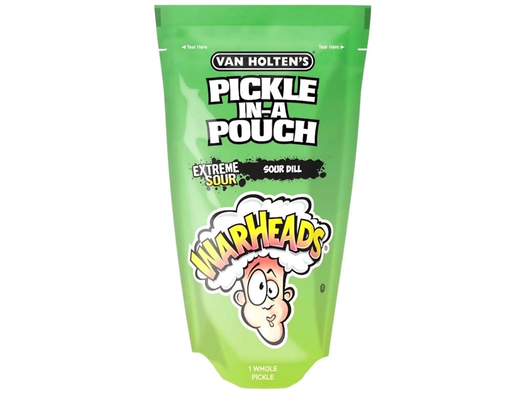 Extrém savanyú uborka - Van Holten's Warhead Extreme Sour Pickle 242g USA