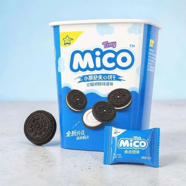 Mico Creamy Vanilla Mousse krémes vanília mousse mini keksz 88g