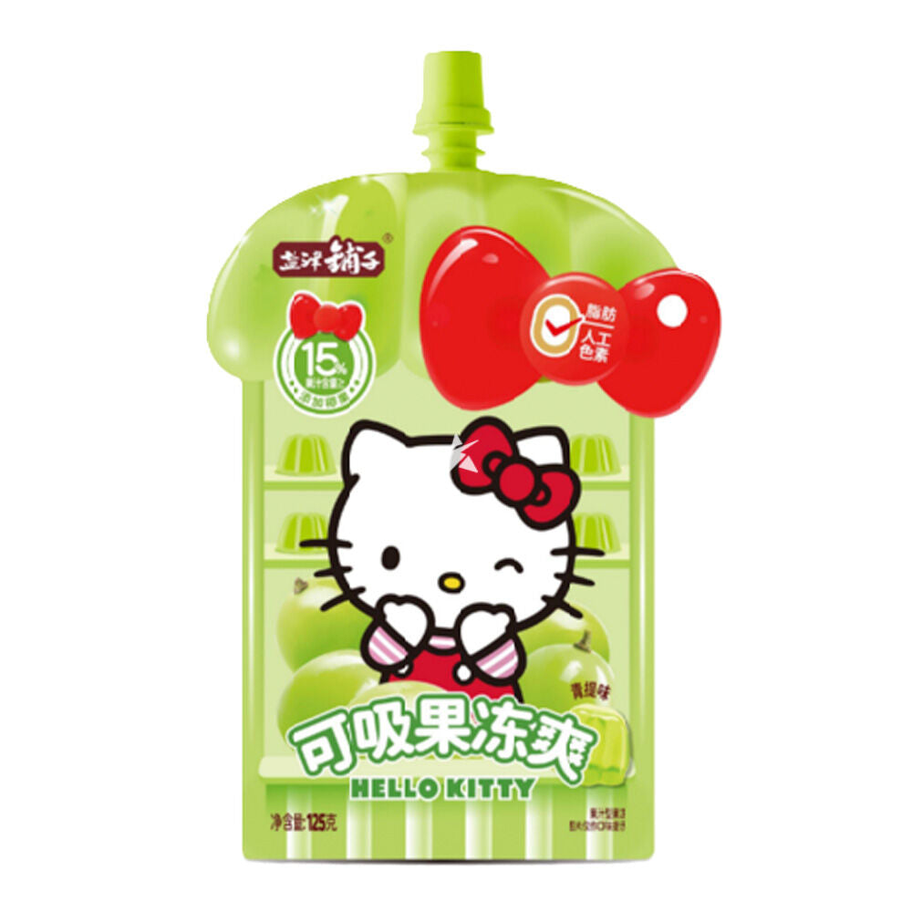 YJPZ Hello Kitty  Zöld szőlős konjac zselé 125g