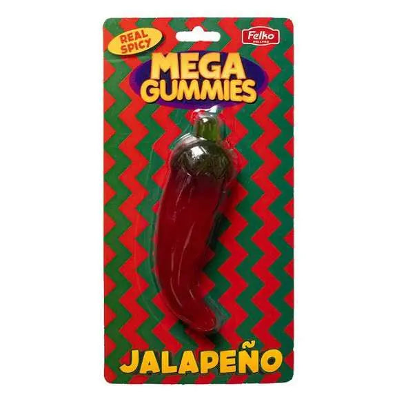 Mega Gummies Jalapeno paprika formájú csípős gumicukor 120g szav.idő: 07.19