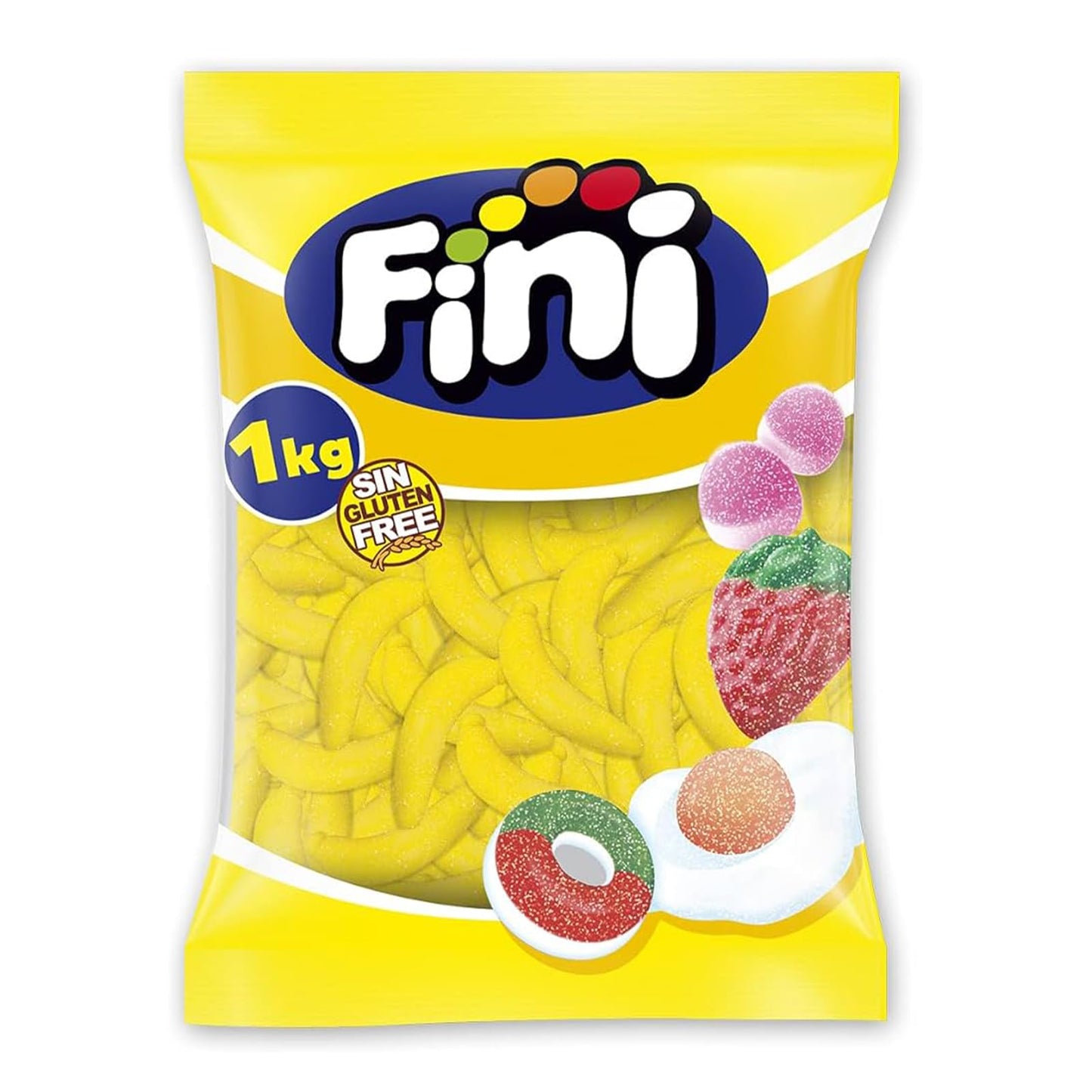 Óriás banán gumicukor 1kg