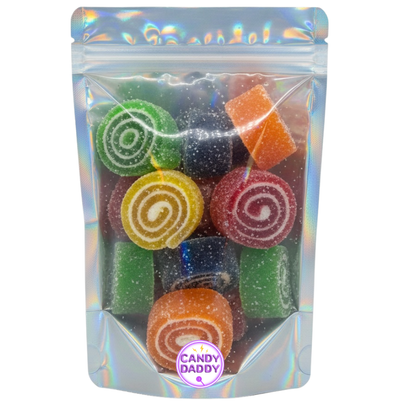 Retro gyümölcszselé tekercs mix 500g