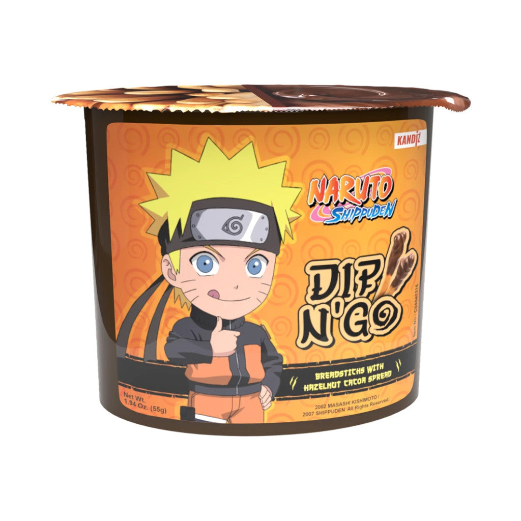 Naruto Dip N go pálcikák mogyorókrémmel 55g