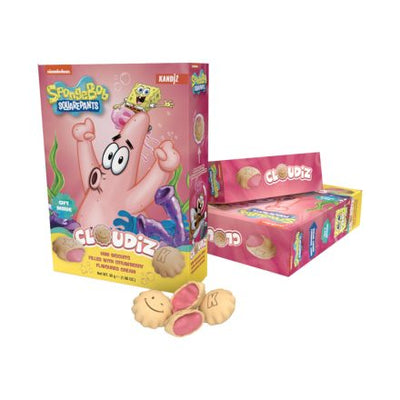 Spongyabob mini keksz eperkrémmel töltve 30g