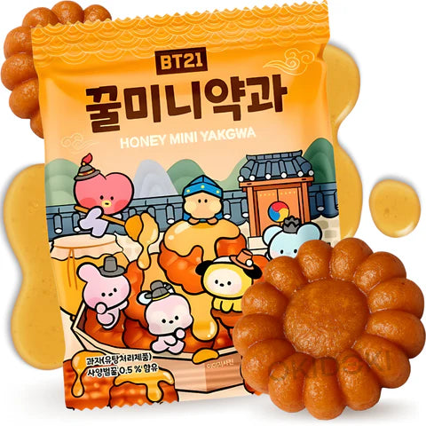 BT21 Honey Mini Yakgwa 110g mézes mini keksz