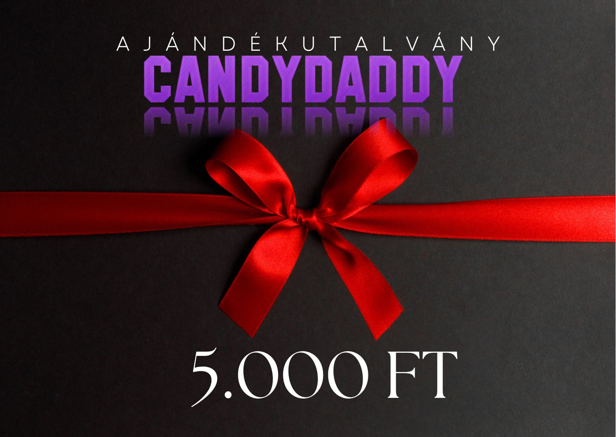Ajándékutalvány 5000 Ft - 🍭CandyDaddy🍬