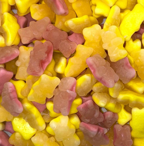 Damel töltött gumimaci gumicukor