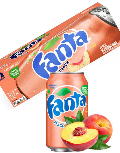 Fanta Peach Usa 355ml - Barack íz