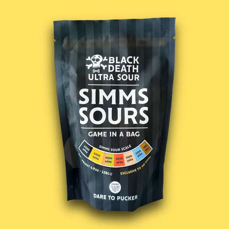 Mr Simms Sour Scale Bag - savanyú kihívás - savanyú cukor válogatás 138g