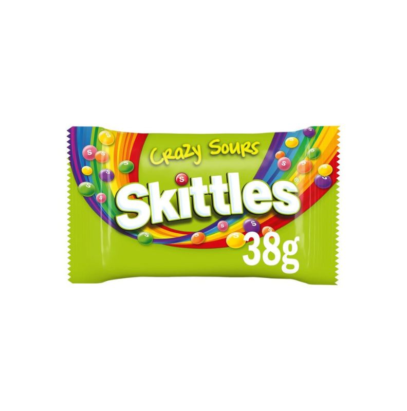 Skittles Crazy sour savanyú 38g