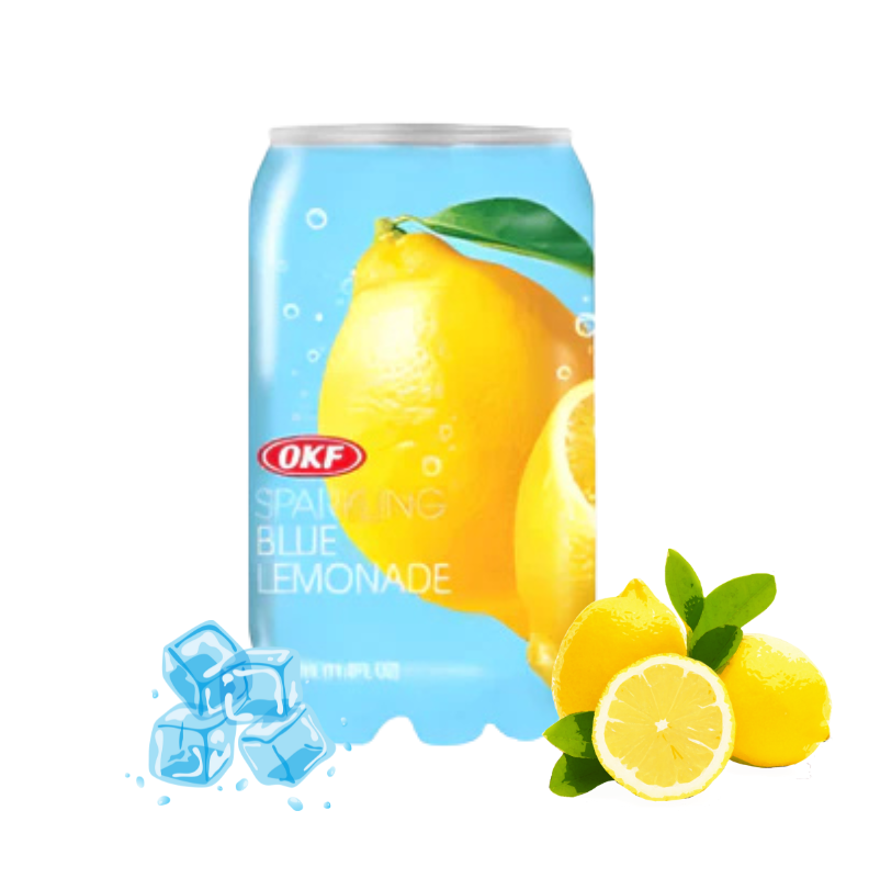 OKF Sparkling Blue Lemonade Drink 350ml – 🍭CandyDaddy🍬
