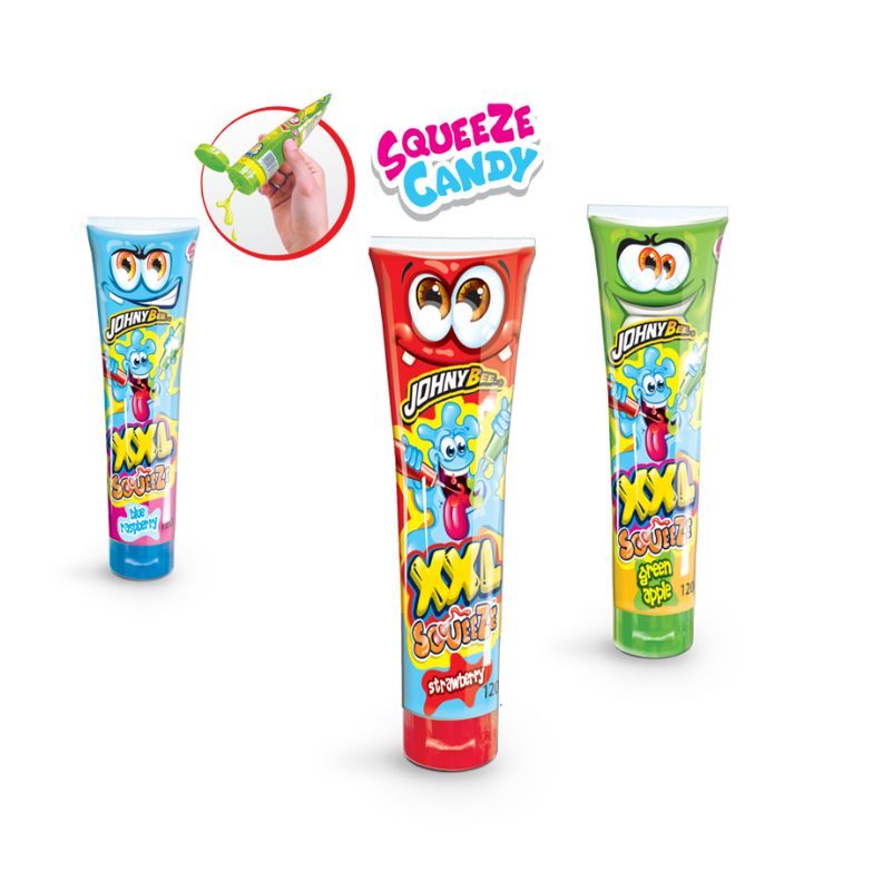 Johny bee xxl squeeze 120g folyékony édesség