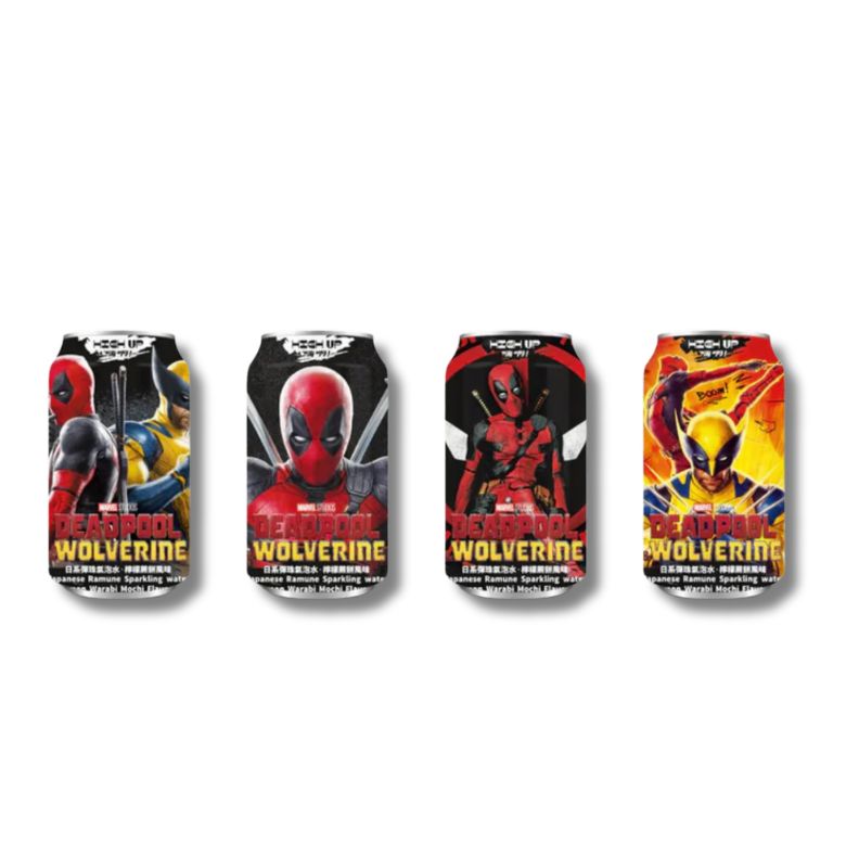 High Up Deadpool Lemon Warabi Mochi Ramune 330ml