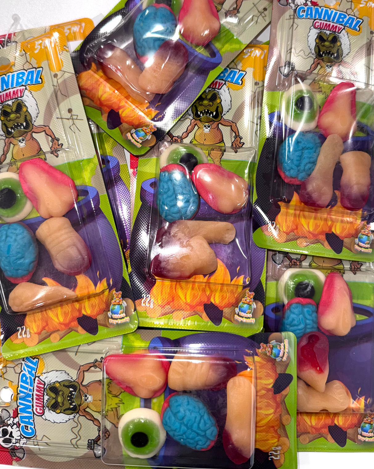 Cannibal Gummy - Halloween edible body parts gum sugar 22g