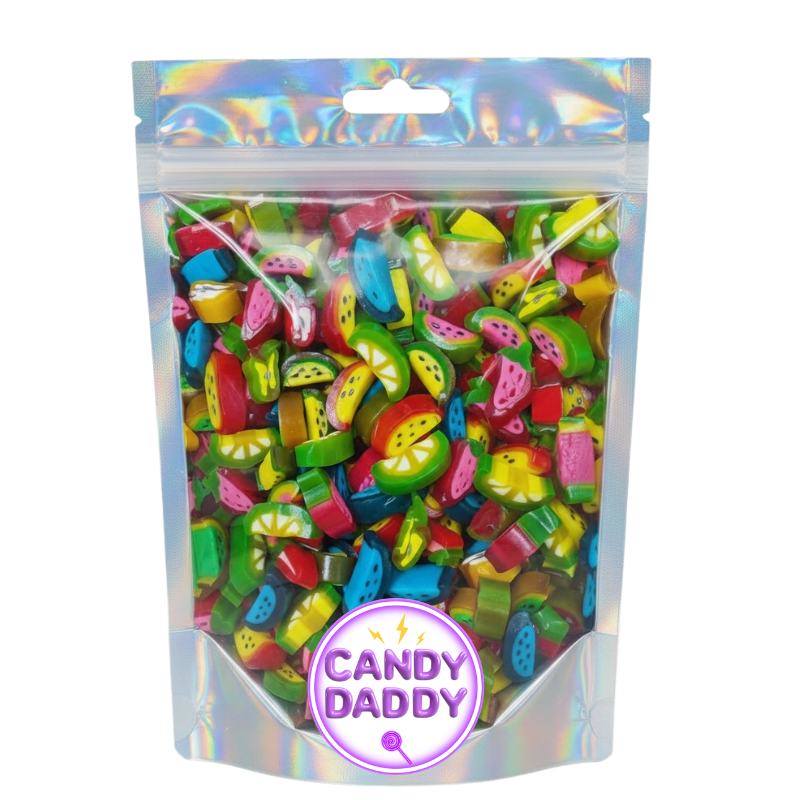 Gyümölcs szelet gumicukor mix hámozható 500g