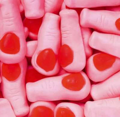 Ujj gumicukor eper 100g Jelly Finger - 🍭CandyDaddy🍬