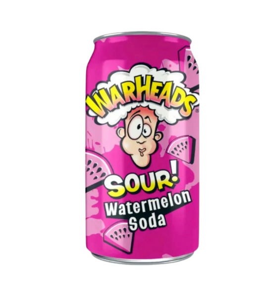 Warheads Savanyú dinnyés üdítőital 330ml - watermelon soda