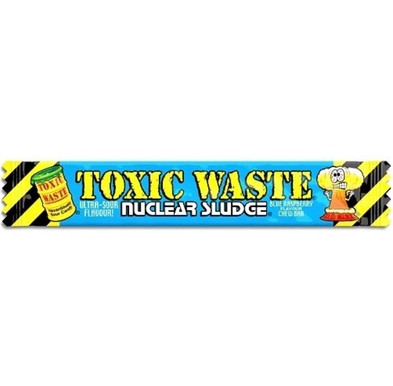 Toxic Waste Blue Raspberry Chew Bar 20g - Két Málna extra savanyú rage